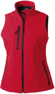 Russell RU141F - Bodywarmer Softshell Femme Classic Red