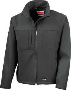 Result R121 - Veste Classique Softshell Homme Noir