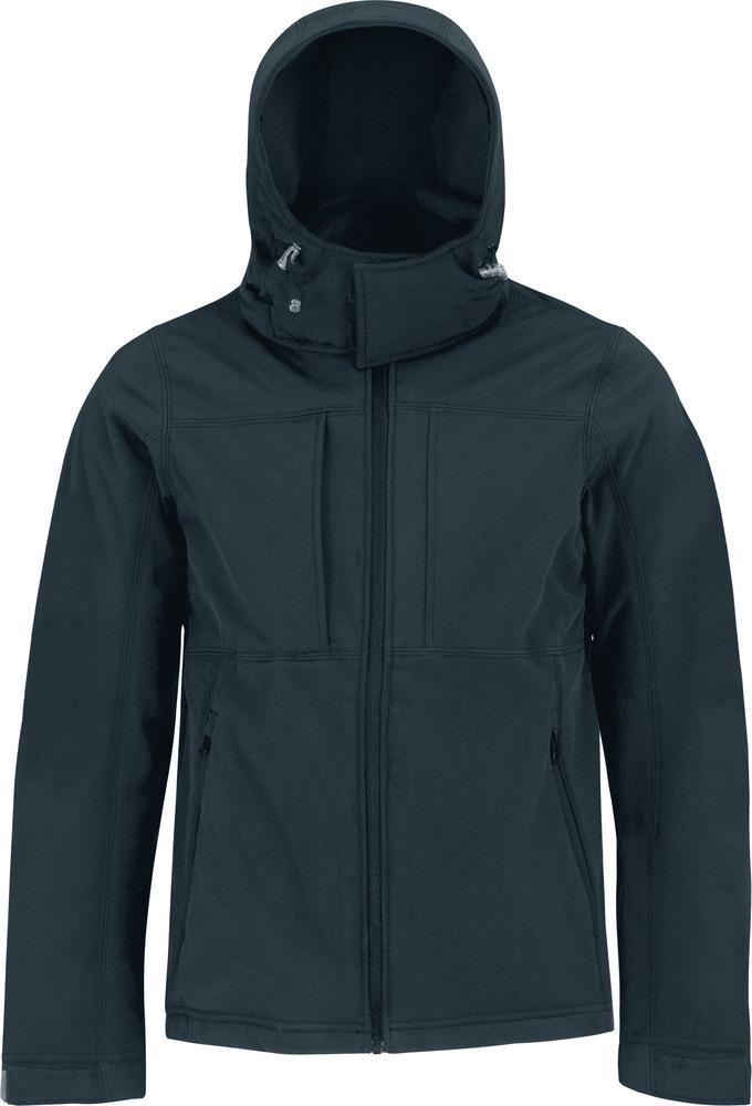 B&C CGJM950 - Veste Capuche Softshell Homme