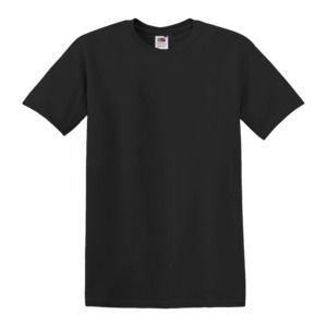 Fruit of the Loom SS030 - T-shirt Manches courtes pour homme Noir