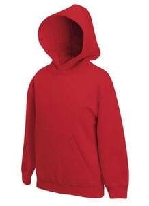 Fruit of the Loom SS273 - Sweat-shirt à capuche Classic 80/20 Enfant Rouge