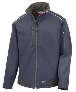 Result Work-Guard R124A - Veste softshell indéchirable Navy/ Black