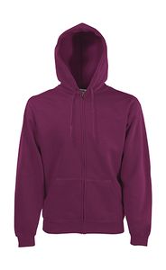 Fruit of the Loom 62-034-0 - Hooded Zip Sweatshirt Bourgogne