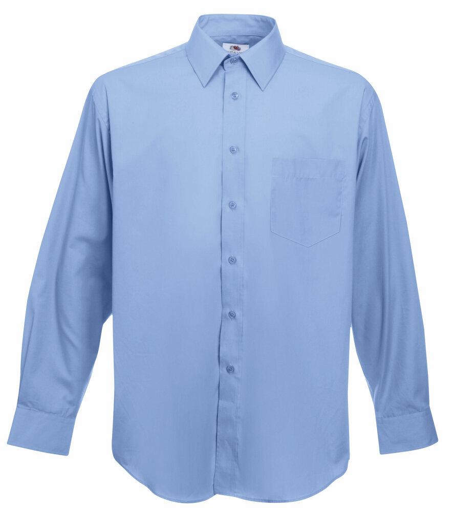 Fruit of the Loom 65-118-0 - Long Sleeve Poplin Shirt