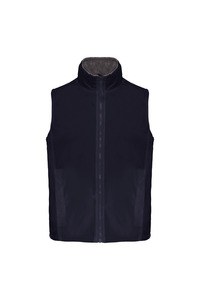 Kariban K679 - RECORD > BODYWARMER DOUBLÉ POLAIRE Marine / Gris