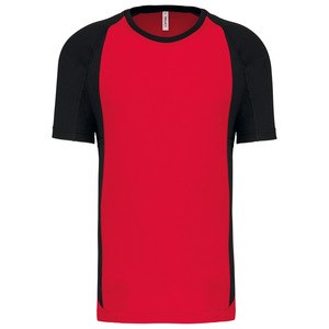 ProAct PA467 - T-SHIRT BICOLORE SPORT MANCHES COURTES UNISEXE