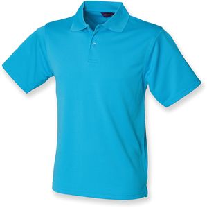 Henbury H475 - Polo Homme Coolplus® Turquoise