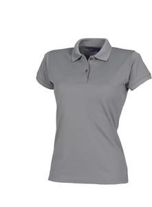 Henbury H476 - POLO FEMME COOLPLUS® Charcoal