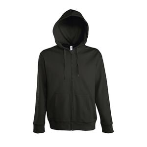 SOL'S 47800 - SEVEN MEN Veste Zippée Homme à Capuche Doublée Noir