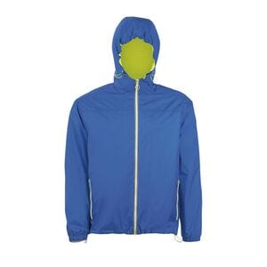 SOL'S 01171 - SKATE Coupe Vent Unisexe Doublé Royal / Jaune fluo