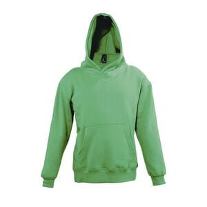 SOL'S 13255 - SLAM KIDS Sweat Shirt Enfant à Capuche Vert prairie