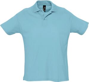 SOL'S 11342 - SUMMER II Polo Homme Bleu atoll