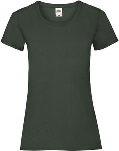 Fruit of the Loom SC61372 - T-Shirt Femme Coton Bottle Green