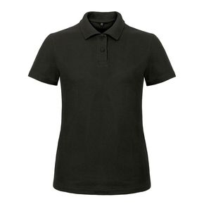 B&C BCI1F - Polo Femme Noir