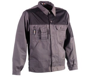 Herock HK100 - Veste Homme Aton Multi-Poches Fermeture Éclair Grey/Black