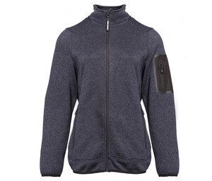 Pen Duick PK411 - Veste Polaire Tricotée Femme Heather Navy