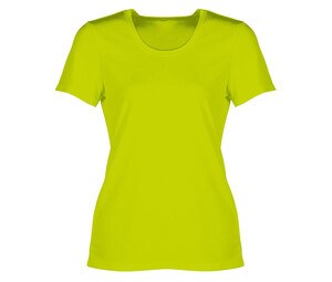 Sans Étiquette SE101 - Tee-Shirt Respirant Femme Fluorescent Yellow