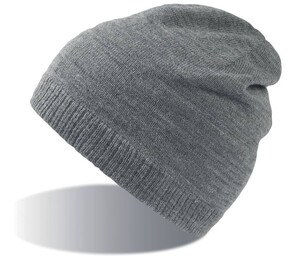 Atlantis AT117 - Bonnet avec Doublure Coton Jersey Gris