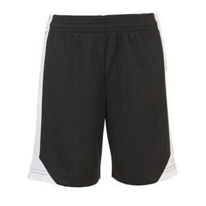 SOL'S 01720 - OLIMPICO KIDS Short Enfant Contrasté Black / White