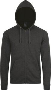 SOL'S 01714 - STONE Veste Zippée à Capuche Unisexe Charcoal Melange