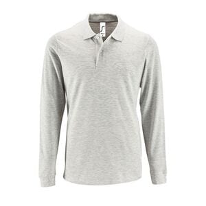 SOL'S 02087 - Perfect Lsl Men Polo Piqué Manches Longues Homme Ash