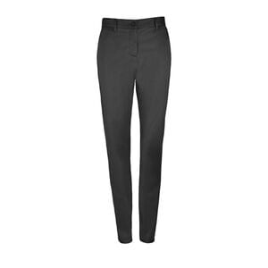 SOL'S 02918 - Jared Women Pantalon Stretch En Satin Femme Noir