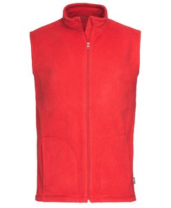 Stedman STE5010 - Gilet polaire pour hommes Rouge Scarlet