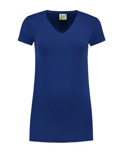 Lemon & Soda LEM1262 - T-shirt Col V SS Femme Bleu Royal