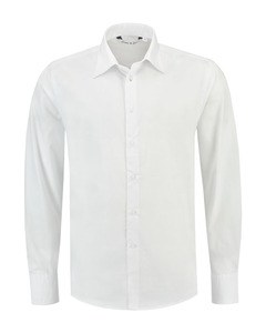 Lemon & Soda LEM3935 - Chemise Popeline Homme Mix LS Blanc