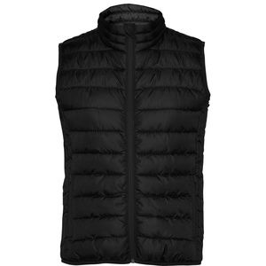 Roly RA5093 - OSLO WOMAN Gilet matelassé pour femme  rembouré touché plume Noir