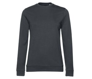 B&C BCW02W - Sweat col rond # femme Asphalte