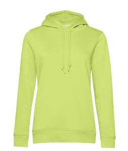 B&C BCW34B - Sweat capuche organique femme Lime