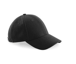 Beechfield BF674 - Casquette en laine 6 panneaux Noir