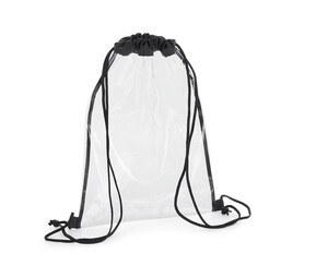 Bag Base BG007 - Sac gym transparent Clear/ Black