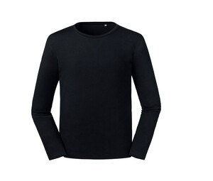 RUSSELL RU100M - T-shirt organique manches longues homme Noir