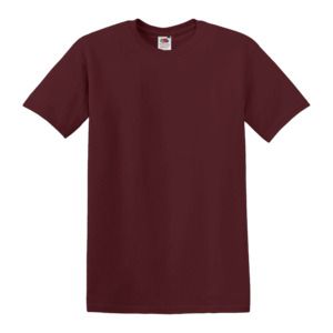 Fruit of the Loom SC220 - T-Shirt Col Rond Homme Brick Red