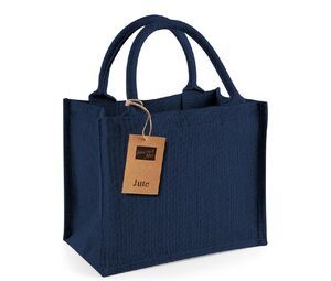 Westford Mill WM412 - Petit Sac en Toile de Jute Navy / Navy