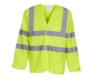 YOKO YK200 - Veste de sécurité manches longues Hi Vis Yellow