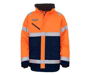 YOKO YK309 - Veste "Fontaine Storm" haute visibilité Hi Vis Orange/Navy