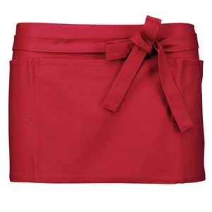 Kariban K886 - BARMAN APRON > TABLIER COURT DE BARMAN Rouge