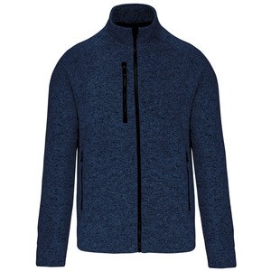 Kariban K9106 - Veste zippée chinée homme Navy Melange