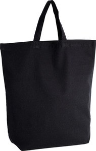 Kimood KI0247 - Sac shopping en coton Noir