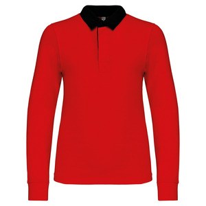 Kariban K214 - Polo rugby enfant Red / Black