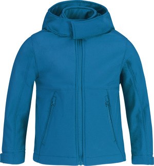 B&C CGJK969 - Veste softshell capuche enfant