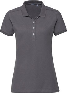 Russell RU566F - Polo Stretch Femme Convoy Grey