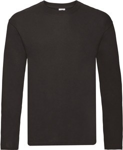 Fruit of the Loom SC61428 - T-shirt manches longues Original-T Noir