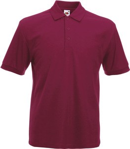 Fruit of the Loom SC63204 - POLO PIQUÉ LOURD 65/35 Burgundy