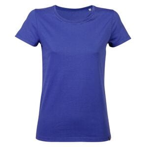 ATF 03273 - Lola Tee Shirt Femme Col Rond Made In France Royal Blue