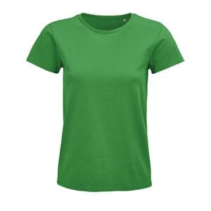 SOL'S 03579 - Pioneer Women Tee Shirt Femme Jersey Col Rond Ajusté Kelly Green