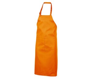 NEWGEN TB201 - Tablier À Bavette 100% Coton Avec Poche Orange